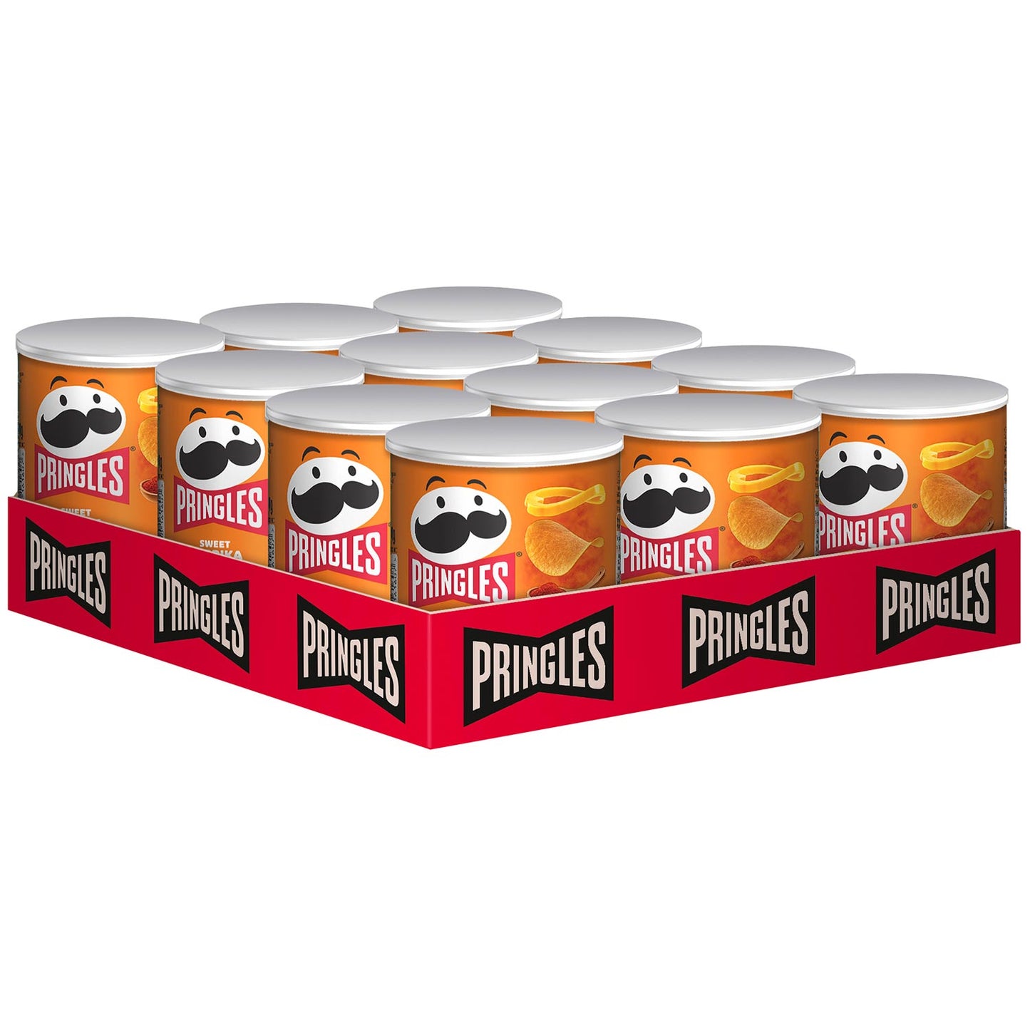 Pringles Sweet Paprika 40g  Stapel-Chips mit süßlich-würzigem Paprika-Geschmack