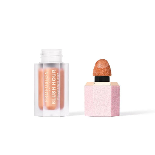 Profusion Cosmetics Profusion Cosmetics, Blush Hour, Glossy & Illuminating, Flüssiges Rouge, Peach Mimosa, 6 ml Regular