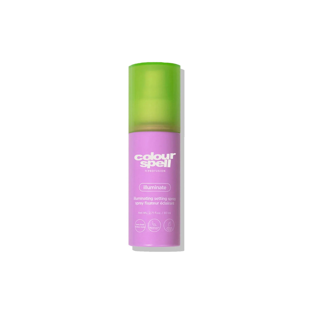 Profusion Cosmetics Profusion Cosmetics, Colour Spell, Erleuchtend, Make-up Fixierspray, 80 ml Regular