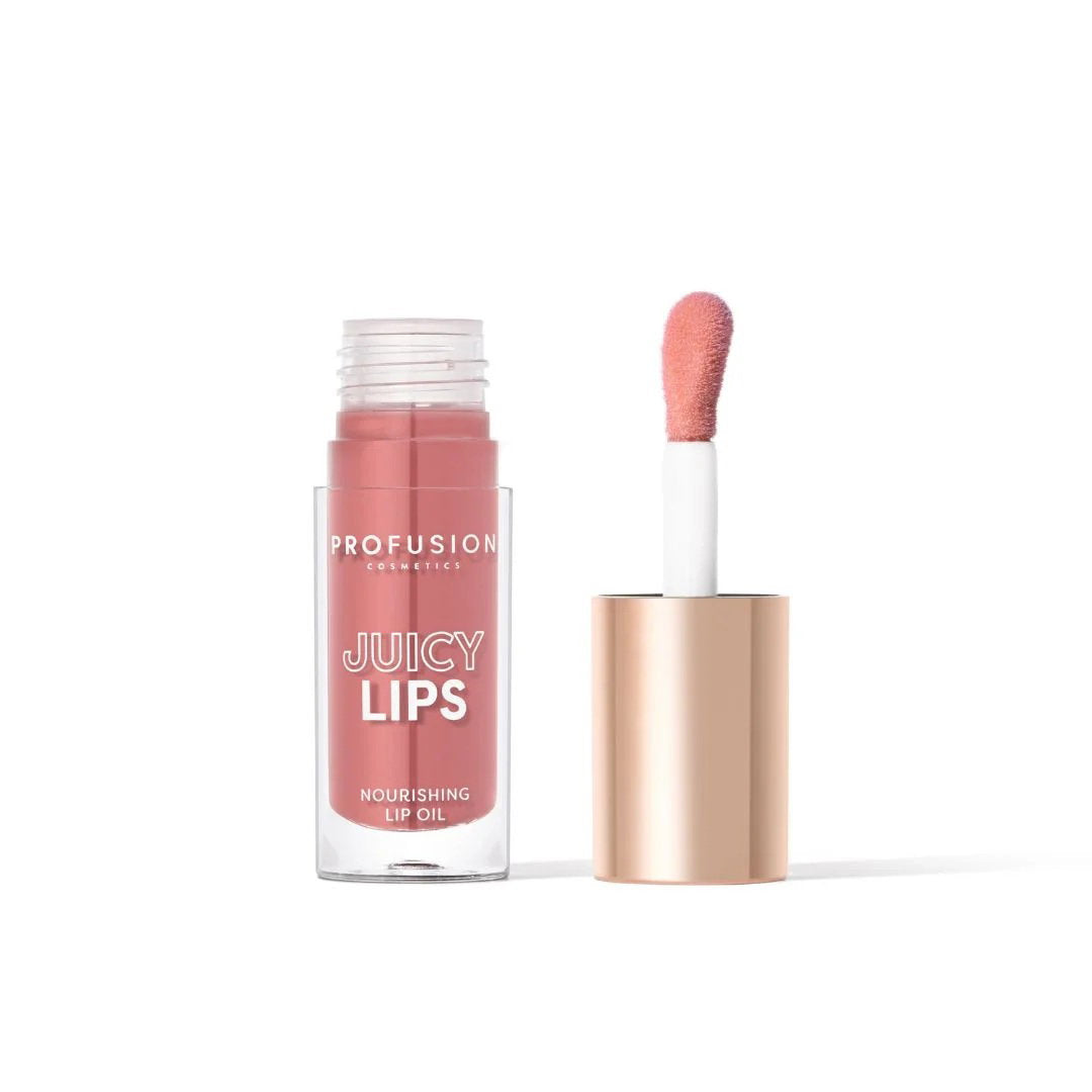 Profusion Cosmetics Profusion Cosmetics, Juicy Lips Tint, Glow & Illuminating, Lippenöl, Strahlende Rose, 5.2 ml Regular