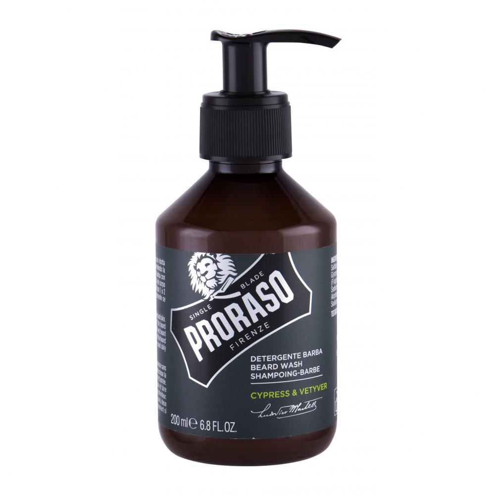 Proraso Cypress & Vetyver Bartshampoo 200 ml – Sanfte Reinigung für den Bart