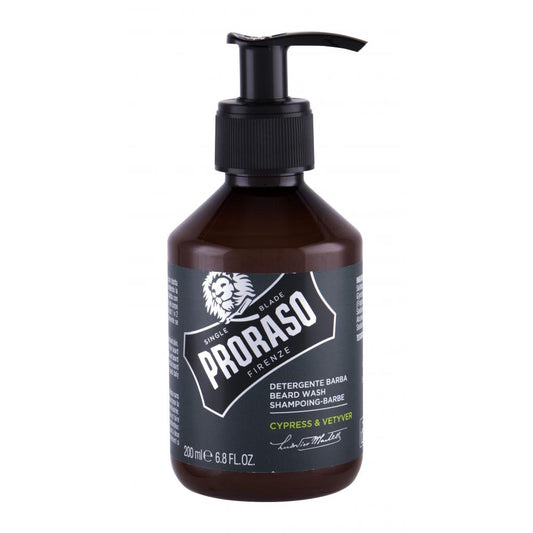 Proraso Proraso, Cypress & Vetyver, Bartshampoo, Reinigung, 200 ml Regular