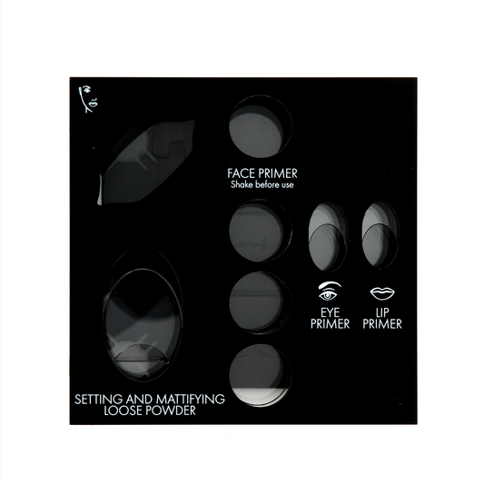 Pupa Pupa, Matt, Leere Make-up-Anzeige, Schwarz, Mit 8 Steckplätzen Regular