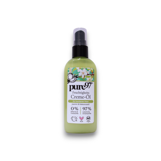 Pure97 Pure97, Jasmin & Kokosnuss, Haarcreme-Behandlung, Für Hitzeschutz, 100 ml Regular