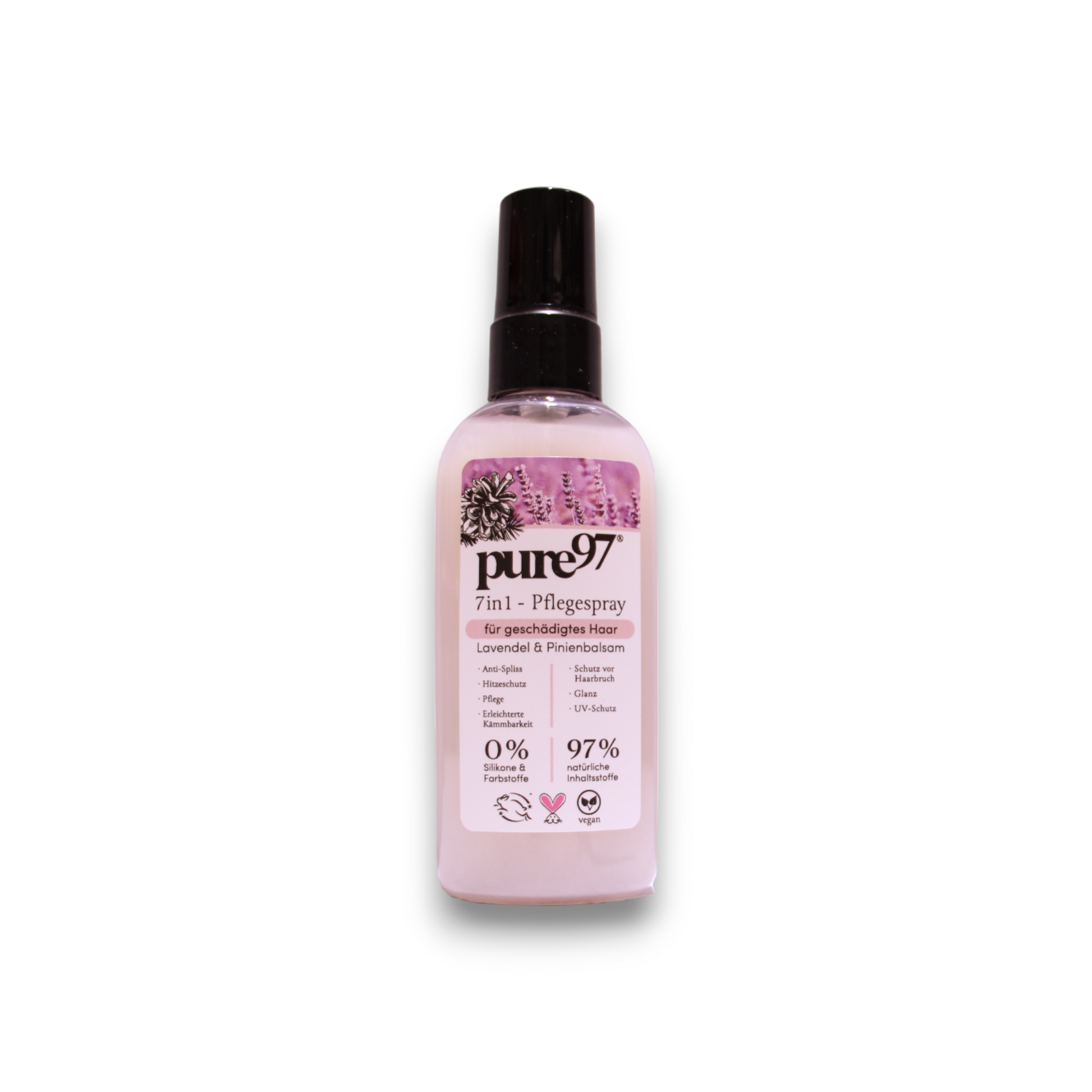 Pure97 Pure97 Lavendel & Pinien Leave-In Haarcreme Behandlung zur Hydratation 100 ml Haarpflege