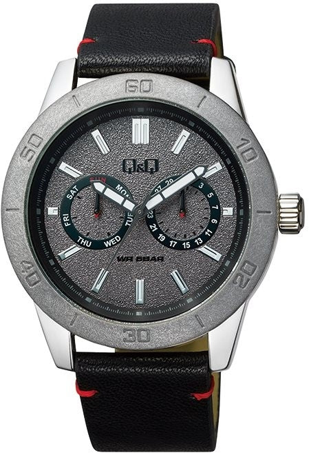 Q&Q AA34J312Y Date Armbanduhr 43 mm ansicht-2