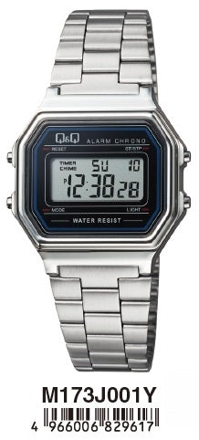 Q&Q DIGITAL ALARM CHRONO M173J001Y Multifunction Armbanduhr 33 mm
