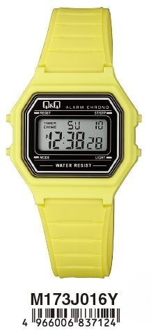 Q&Q DIGITAL ALARM CHRONO M173J016Y Multifunction Armbanduhr 33 mm