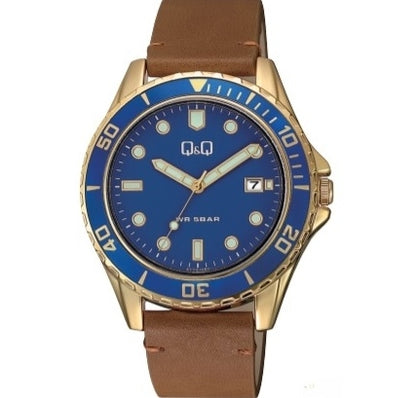 Q&Q GENT DATE A172J102Y Date Armbanduhr 43 mm