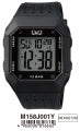 Q&Q GENT DIGITAL MULTIFUNCTION M158J001Y Multifunction Armbanduhr 43 mm ansicht-2