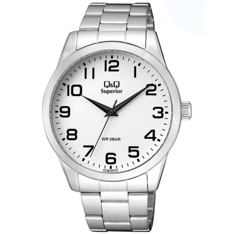 Q&Q GENT ONLY TIME C23A-007VY Only Time Armbanduhr 44 mm