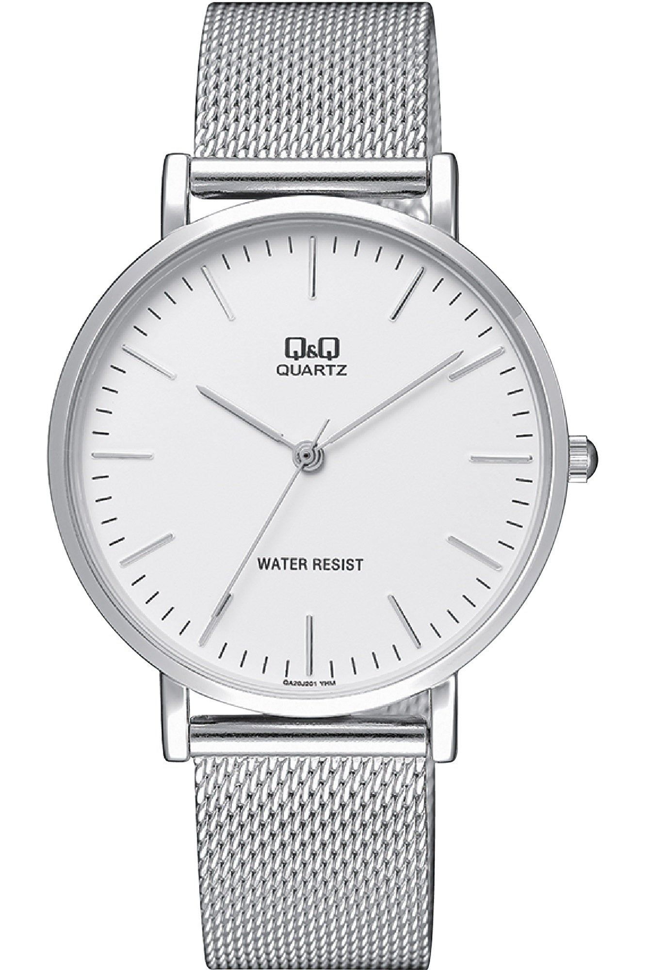Q&Q GENT ONLY TIME QA20J201Y Only Time Armbanduhr 39 mm