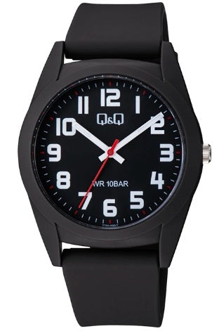 Q&Q GENT ONLY TIME V13A-002VY Only Time Armbanduhr 38 mm