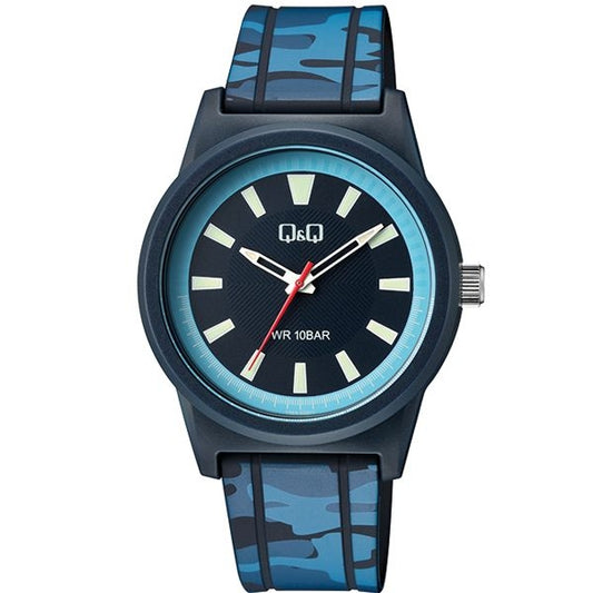 Q&Q GENT ONLY TIME V35A-002VY Only Time Armbanduhr 40 mm