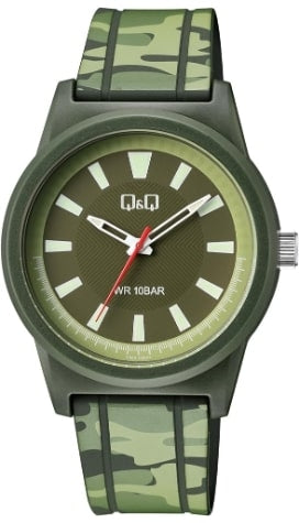 Q&Q GENT ONLY TIME V35A-003VY Only Time Armbanduhr 40 mm