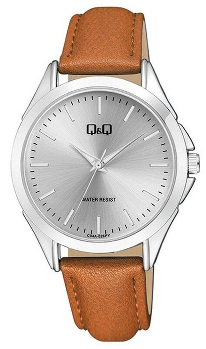 Q&Q LADY ONLY TIME C04A-026PY Only Time Armbanduhr 38 mm