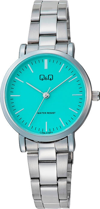 Q&Q LADY ONLY TIME C35A-016PY Only Time Armbanduhr 30 mm