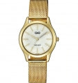 Q&Q LADY ONLY TIME Q02A-002PY Only Time Armbanduhr 33 mm ansicht-2