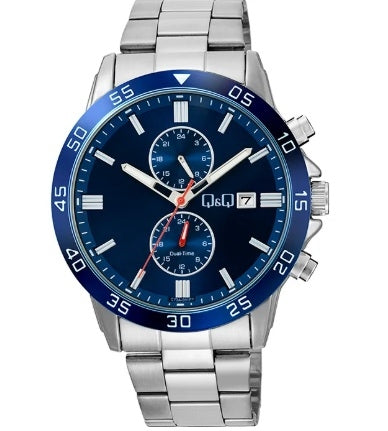 Q&Q Mod- GENT CHRONO C73A-001PY Chronograph Armbanduhr 44 mm