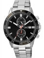Q&Q Mod- GENT CHRONO C73A-002PY Chronograph Armbanduhr 44 mm ansicht-2