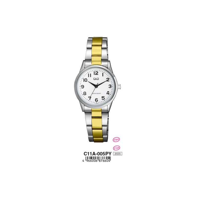 Q&Q Mod. GENT DAY & DATE A14A-002PY Day & Date Armbanduhr 40 mm