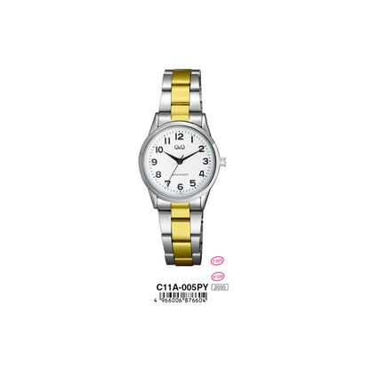 Q&Q Mod. GENT DAY & DATE A14A-002PY Day & Date Armbanduhr 40 mm