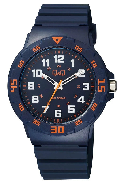 Q&Q ONLY TIME - GENT VR18J012Y Only Time Armbanduhr 43 mm