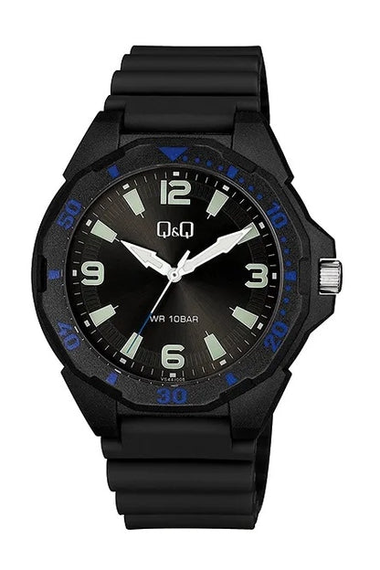 Q&Q ONLY TIME - GENT VS44J008Y Only Time Armbanduhr 43 mm