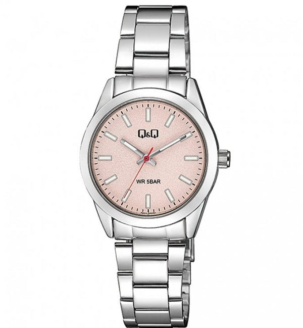 Q&Q Q82A-005PY Only Time Armbanduhr 30 mm