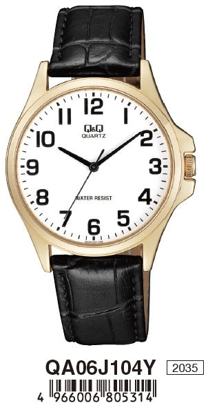 Q&Q QA06J104Y Only Time Armbanduhr 40 mm