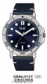 Q&Q QB86J312Y Only Time Armbanduhr 42 mm ansicht-3