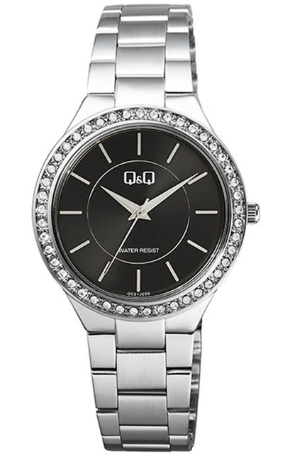 Q&Q QC21J202Y Only Time Armbanduhr 38 mm