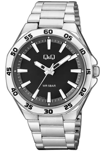 Q&Q QZ82J212Y Only Time Armbanduhr 42 mm