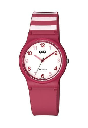 Q&Q V06A-005VY Only Time Armbanduhr 34 mm