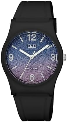 Q&Q V27A-012VY Only Time Armbanduhr 33 mm