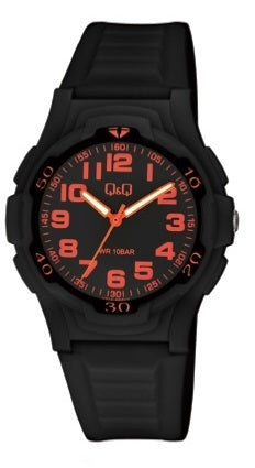 Q&Q V31A-005VY Only Time Armbanduhr 40 mm