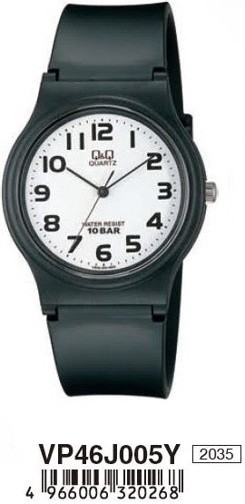Q&Q VP46J005Y Only Time Armbanduhr 32 mm
