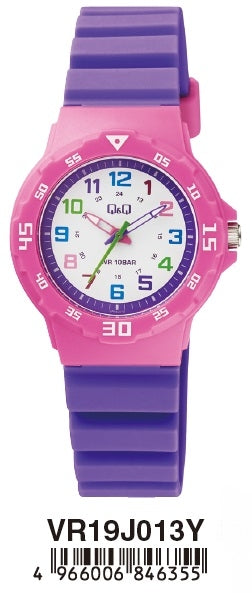 Q&Q VR19J013Y Only Time Armbanduhr 33 mm