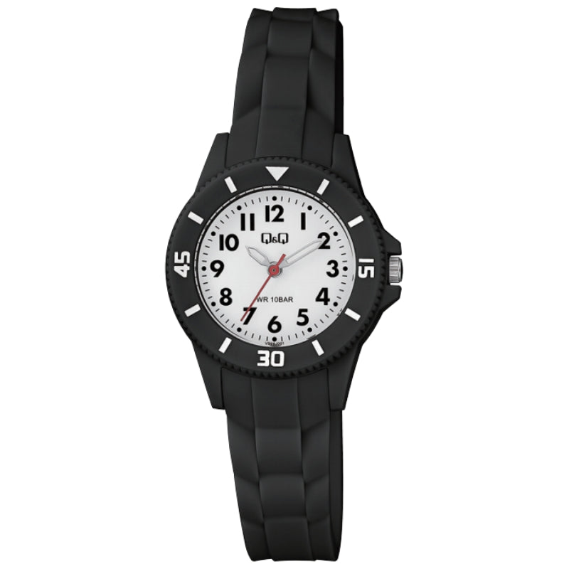 Q&Q VS66J001Y Only Time Armbanduhr 30 mm