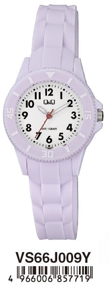 Q&Q VS66J009Y Only Time Armbanduhr 30 mm
