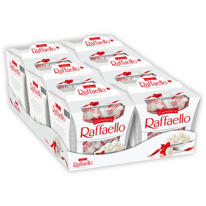 Raffaello 150g  Geschenkverpackung mit 14 einzeln verpackten Pralinen aus Kokos, Milchcreme und ganzer Mandel