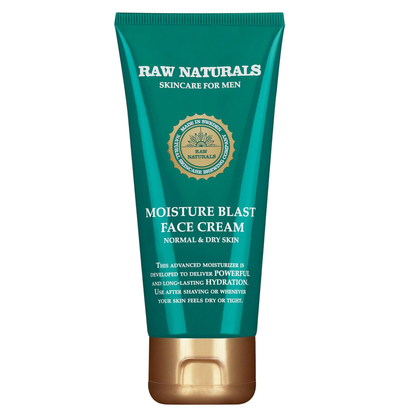 Raw Naturals Raw Naturals, Moisture Blast, 100% vegan, Hydratation, Sahne, Für das Gesicht, 100 ml Regular
