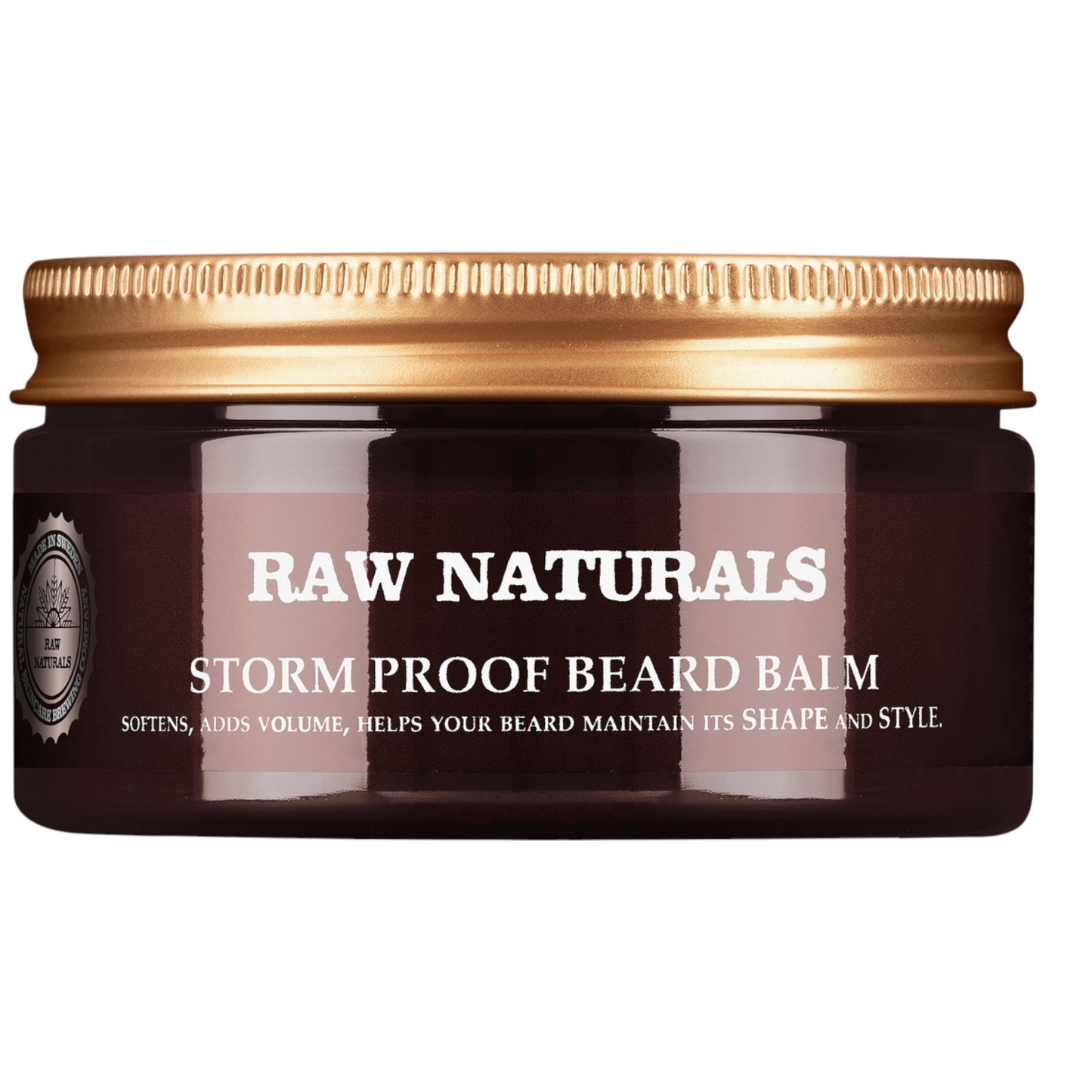 Raw Naturals Storm Proof Bartbalsam 100 ml – Vegane Pflege für weichen, gepflegten Bart