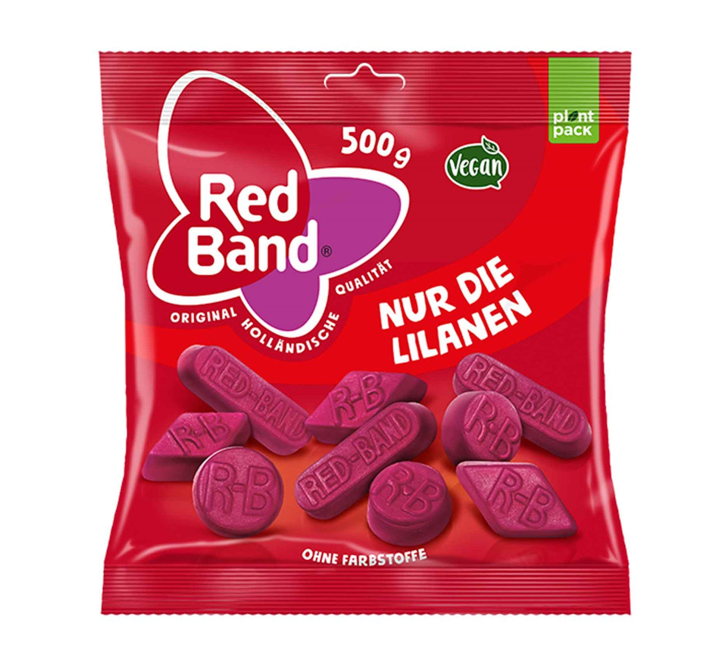 Red Band 'Nur die Lilanen' 500g  Fruchtgummi mit Cassisgeschmack