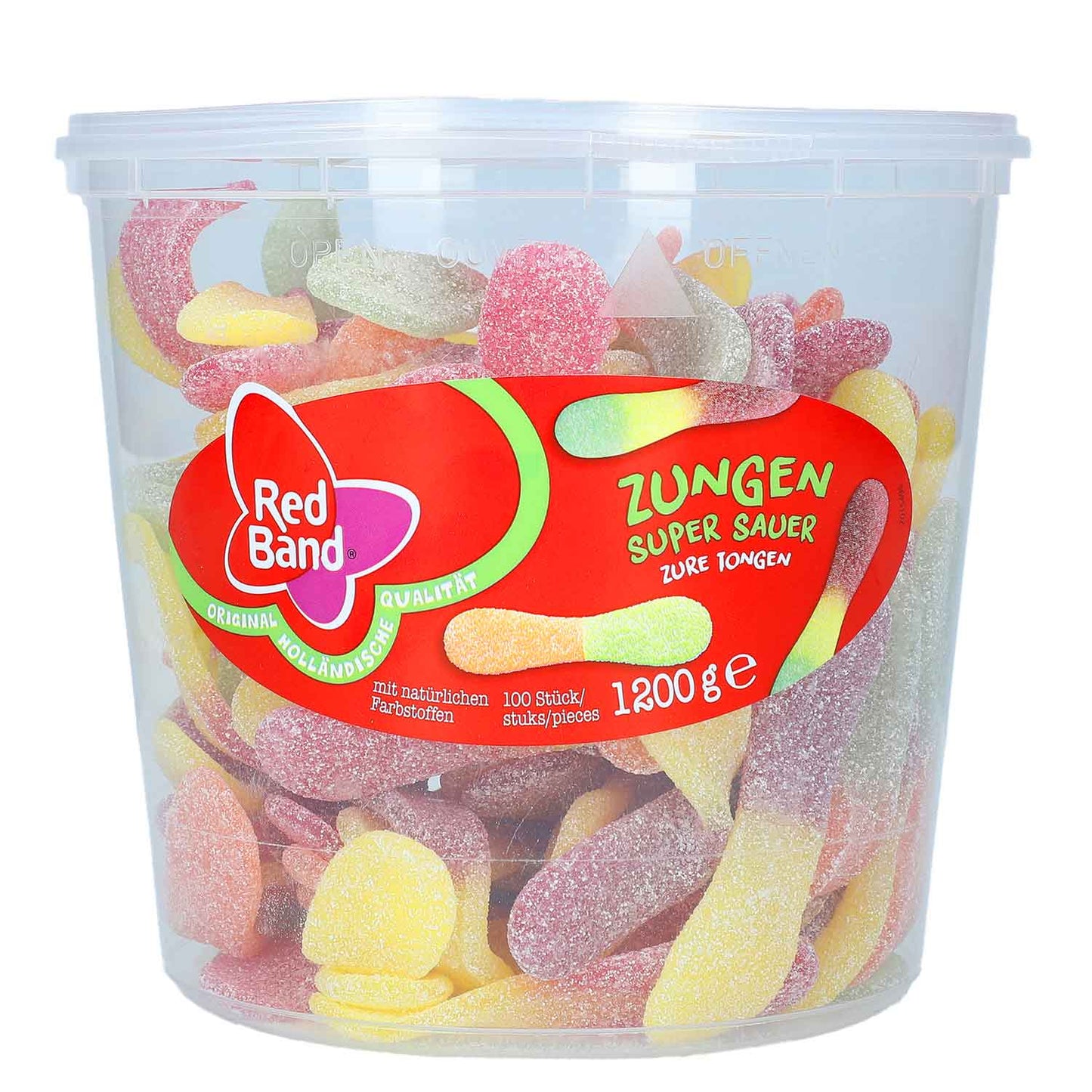 Red Band Zungen super sauer 100er - Candyshop.ch