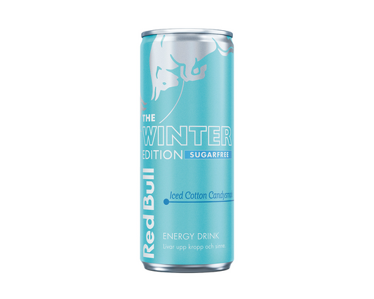 Red Bull Winter Edition Iced Cotton Candy Sugarfree 250 ml - Candyshop.ch