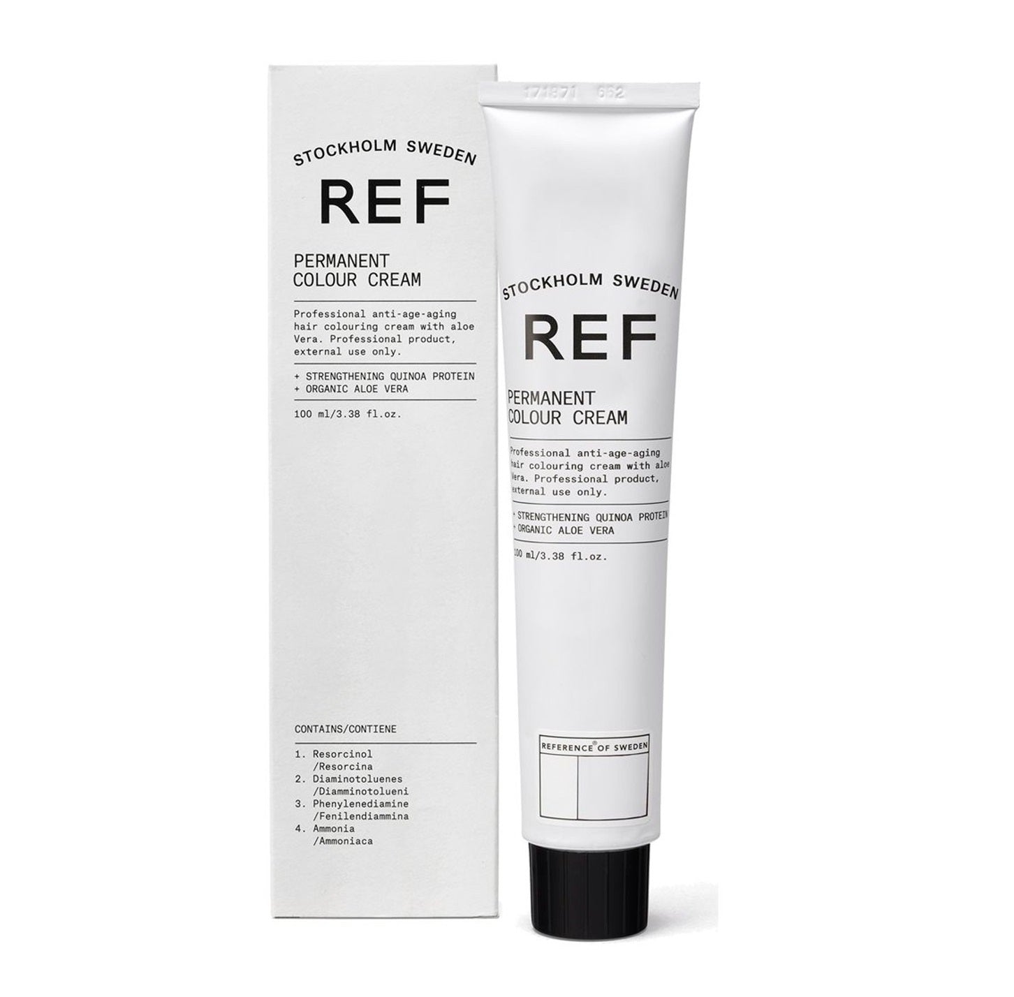 Ref Stockholm Ref Stockholm, Permanent Colour, Vegan, Permanente Haarfarbe, 6.11 Medium Smoky Ash, 100 ml Regular