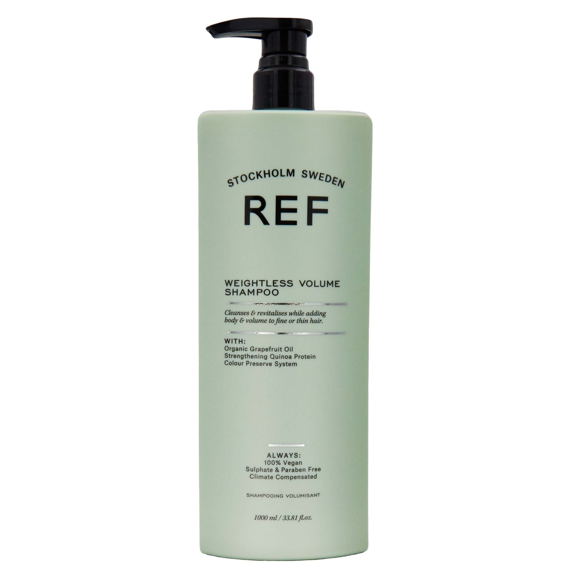 Ref Stockholm Ref Stockholm Weightless Volume Sulfatfreies Haarshampoo für Volumen und Textur 1000 ml