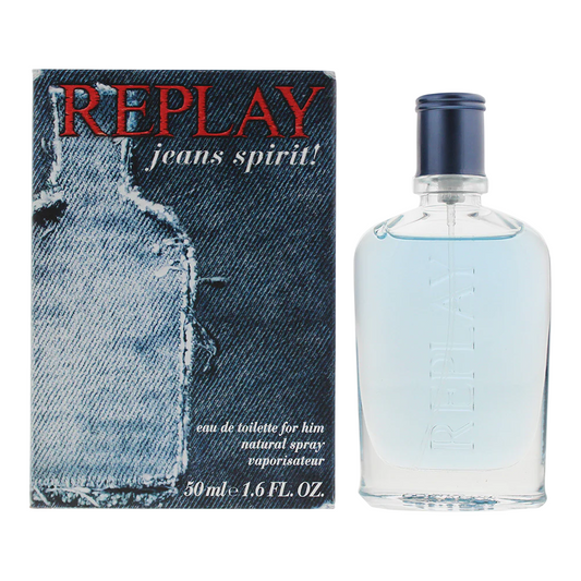 Replay Replay, Jeans Spirit!, Eau de Toilette, Für Männer, 50 ml Regular