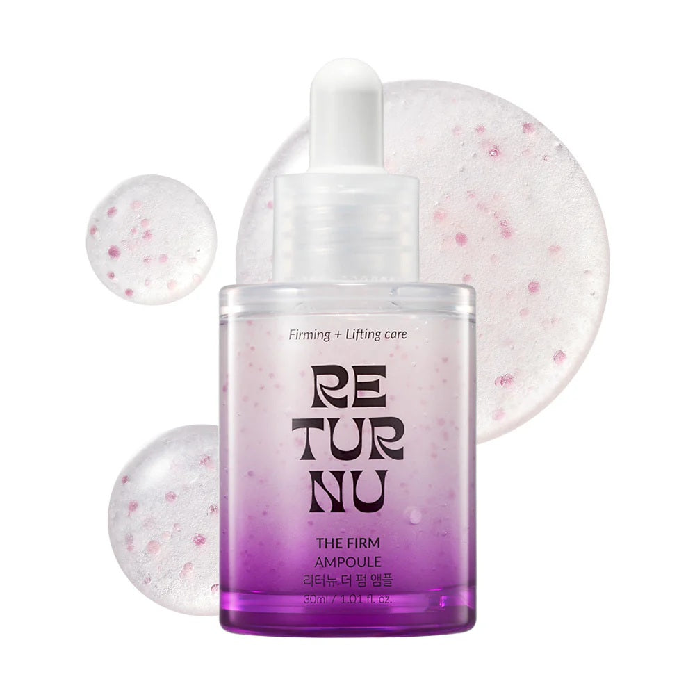 Returnu Returnu, The Firm, Festigung, Ampullen Behandlungsserum, Festigung, Für das Gesicht, Für Frauen, 30 ml Regular